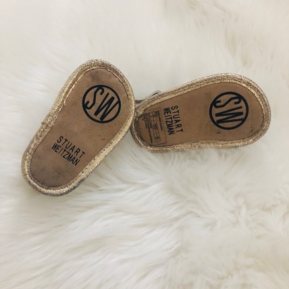 Stuart Wiezman gold sandals - Picture 3 of 3